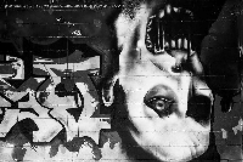 Vampire graffiti in a very remote setting by Michael Gabelmann